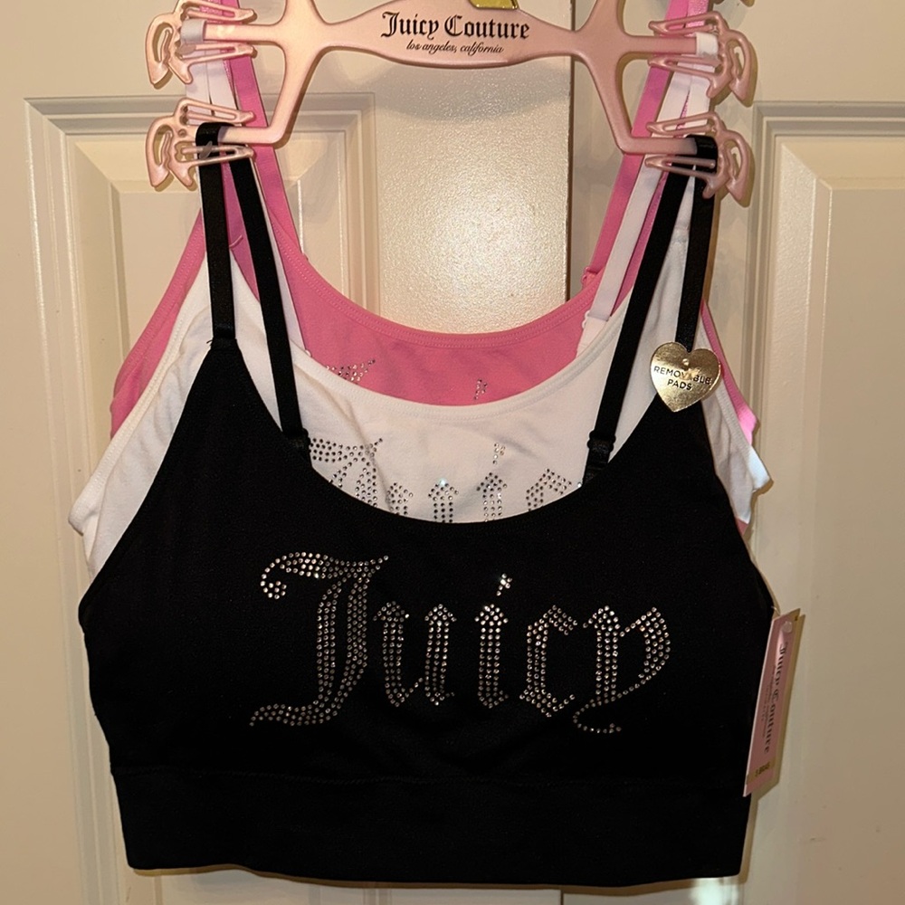 Juicy Couture 3-Pack Bralette